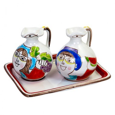 Oil and Vinegar Set Folk OA147FK Oil and Vinegar Set Folk OA147FK